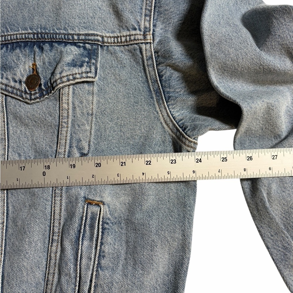 Levi’s 90s Style – Custom Eye Graphic Denim Jacket - Large - Picture 5 of 13